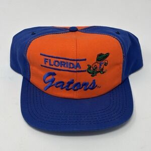 Vtg Gators Hat Cap SnapBack University of Florida UF Baseball Football SEC Retro